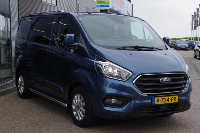 Ford TRANSIT CUSTOM 280 2.0 TDCI L1H1 Limited DC, Camera, Trekhaak, 2x Schuifdeur, Winterpakket