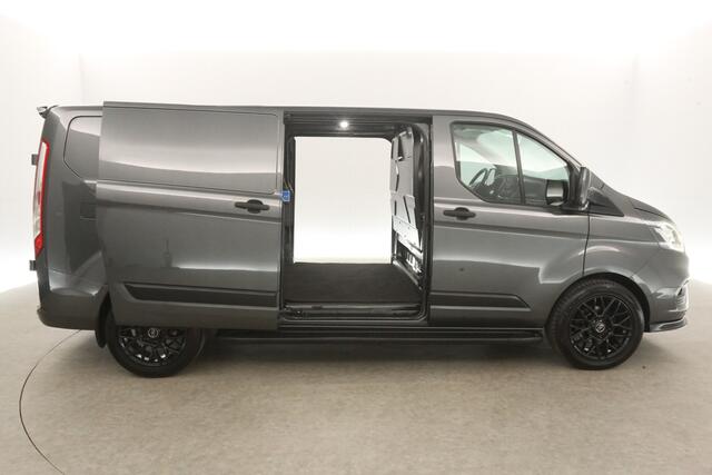 Ford TRANSIT CUSTOM 300 2.0 TDCI L2H1 Limited | 170PK | MARGE! | Automaat 2xSchuifdeur Camera Cruise LED Airco Trekhaak 3 Persoons PDC 18''LMV
