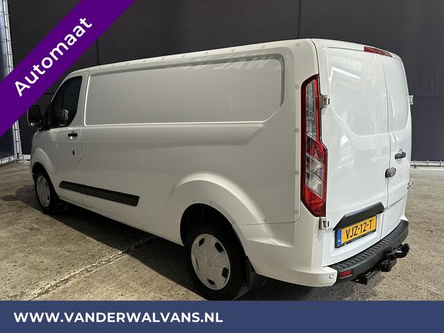 Ford TRANSIT CUSTOM 2.0 TDCI 170pk Automaat L2H1 Inrichting Euro6 Airco | Navigatie | Camera | Android Auto | LED Trekhaak Cruisecontrol, Verwarmde voorruit, Stoelverwarming, Parkeersensoren, Bijrijdersbank