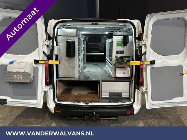 Ford TRANSIT CUSTOM 2.0 TDCI 170pk Automaat L2H1 Inrichting Euro6 Airco | Navigatie | Camera | Android Auto | LED Trekhaak Cruisecontrol, Verwarmde voorruit, Stoelverwarming, Parkeersensoren, Bijrijdersbank