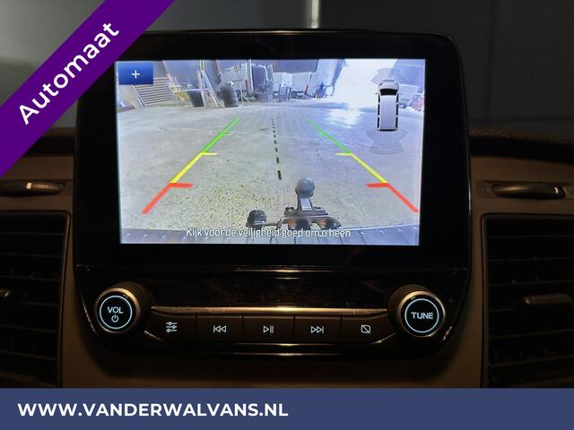 Ford TRANSIT CUSTOM 2.0 TDCI 170pk Automaat L2H1 Inrichting Euro6 Airco | Navigatie | Camera | Android Auto | LED Trekhaak Cruisecontrol, Verwarmde voorruit, Stoelverwarming, Parkeersensoren, Bijrijdersbank