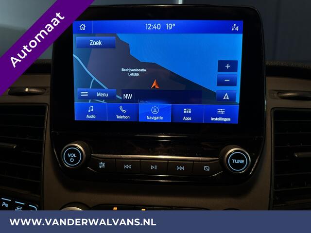 Ford TRANSIT CUSTOM 2.0 TDCI 170pk Automaat L2H1 Inrichting Euro6 Airco | Navigatie | Camera | Android Auto | LED Trekhaak Cruisecontrol, Verwarmde voorruit, Stoelverwarming, Parkeersensoren, Bijrijdersbank