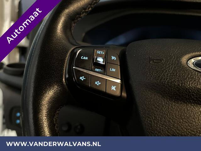 Ford TRANSIT CUSTOM 2.0 TDCI 170pk Automaat L2H1 Inrichting Euro6 Airco | Navigatie | Camera | Android Auto | LED Trekhaak Cruisecontrol, Verwarmde voorruit, Stoelverwarming, Parkeersensoren, Bijrijdersbank