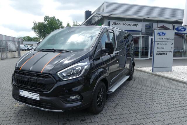 Ford TRANSIT CUSTOM 340 2.0 TDCI L2H1 DC Trail CRUISE, WINTER PACK, 6 p., NAVI, LEER, TREKHAAK, CAMERA, AIRCO, 52.865KM