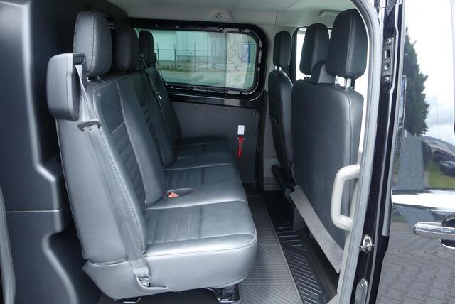 Ford TRANSIT CUSTOM 340 2.0 TDCI L2H1 DC Trail CRUISE, WINTER PACK, 6 p., NAVI, LEER, TREKHAAK, CAMERA, AIRCO, 52.865KM