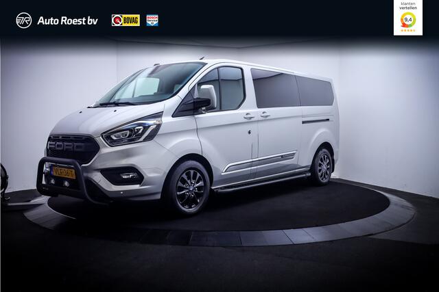 Ford TRANSIT CUSTOM PLATINUM EDITION 2.0TDCI Aut. DUBB.CAB.L2 BI XENON | LEDER | CARPLAY | CAMERA | STOELVERW | TREKHAAK | DAB | NAVI | LMV