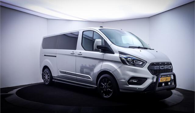 Ford TRANSIT CUSTOM PLATINUM EDITION 2.0TDCI Aut. DUBB.CAB.L2 BI XENON | LEDER | CARPLAY | CAMERA | STOELVERW | TREKHAAK | DAB | NAVI | LMV