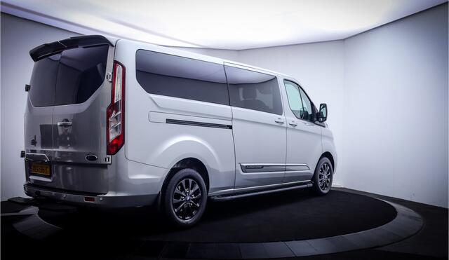 Ford TRANSIT CUSTOM PLATINUM EDITION 2.0TDCI Aut. DUBB.CAB.L2 BI XENON | LEDER | CARPLAY | CAMERA | STOELVERW | TREKHAAK | DAB | NAVI | LMV