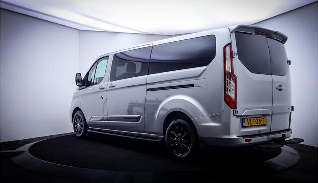 Ford TRANSIT CUSTOM PLATINUM EDITION 2.0TDCI Aut. DUBB.CAB.L2 BI XENON | LEDER | CARPLAY | CAMERA | STOELVERW | TREKHAAK | DAB | NAVI | LMV