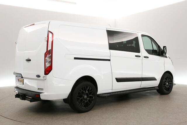 Ford TRANSIT CUSTOM 320 2.0 TDCI L2H1 Limited | Dubbele Cabine | 6 Persoons Airco Camera Carplay Cruise PDC 18''LMV Trekhaak
