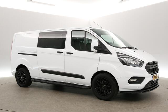 Ford TRANSIT CUSTOM 320 2.0 TDCI L2H1 Limited | Dubbele Cabine | 6 Persoons Airco Camera Carplay Cruise PDC 18''LMV Trekhaak