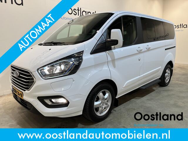 Ford TRANSIT CUSTOM Tourneo 320 1.0 L1H1 PHEV Titanium 130 PK Automaat 8 Persoons / 2x Schuifdeur / Euro 6 / CarPlay / Camera / Airco / Cruise Control / LMV / Navigatie / Klep / 14.000 KM !!