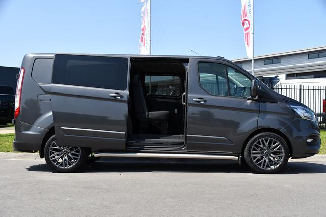 Ford TRANSIT CUSTOM 300 2.0 TDCI L2H1 Raptor Edition DC Limited Cruise, Carplay, NAVI, 130PK, Multimedia, Sensoren, Stoelverwarming, Uniek!