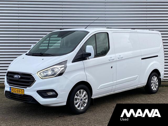 Ford TRANSIT CUSTOM 300 2.0 TDCI L2H1 LIMITED 2X schuif Automaat 170PK LIMITED LED Cruise Camera Sensoren Trekhaak Bluetooth