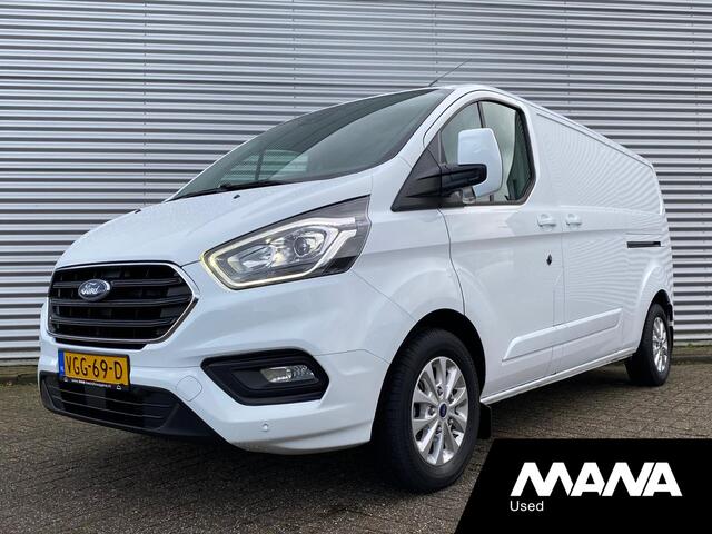 Ford TRANSIT CUSTOM 300 2.0 TDCI L2H1 LIMITED 2X schuif Automaat 170PK LIMITED LED Cruise Camera Sensoren Trekhaak Bluetooth