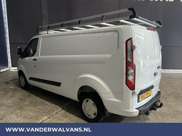 Ford TRANSIT CUSTOM 2.0 TDCI 130pk L2H1 Euro6 Airco | 2800kg Trekhaak | Imperiaal | Camera | Navigatie | LED | Cruisecontrol Android Auto, Parkeersensoren, Bijrijdersbank