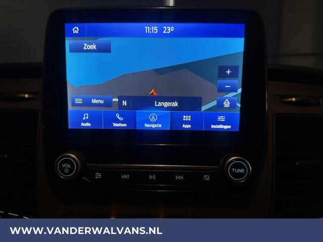 Ford TRANSIT CUSTOM 2.0 TDCI 130pk L2H1 Euro6 Airco | 2800kg Trekhaak | Imperiaal | Camera | Navigatie | LED | Cruisecontrol Android Auto, Parkeersensoren, Bijrijdersbank