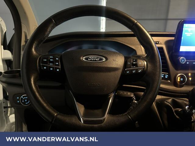 Ford TRANSIT CUSTOM 2.0 TDCI 130pk L2H1 Euro6 Airco | 2800kg Trekhaak | Imperiaal | Camera | Navigatie | LED | Cruisecontrol Android Auto, Parkeersensoren, Bijrijdersbank
