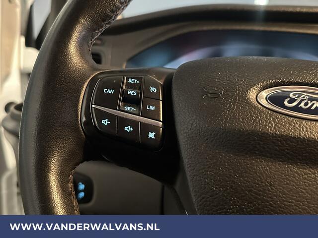 Ford TRANSIT CUSTOM 2.0 TDCI 130pk L2H1 Euro6 Airco | 2800kg Trekhaak | Imperiaal | Camera | Navigatie | LED | Cruisecontrol Android Auto, Parkeersensoren, Bijrijdersbank