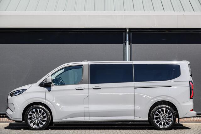 Ford TRANSIT CUSTOM L2H1 2.5 PHEV 233Pk Aut. | Tourneo Titanium X | Plug In Hybrid | 8-Persoons | 360° Camera | 2xSchuifdeur | Trekhaak | 19''