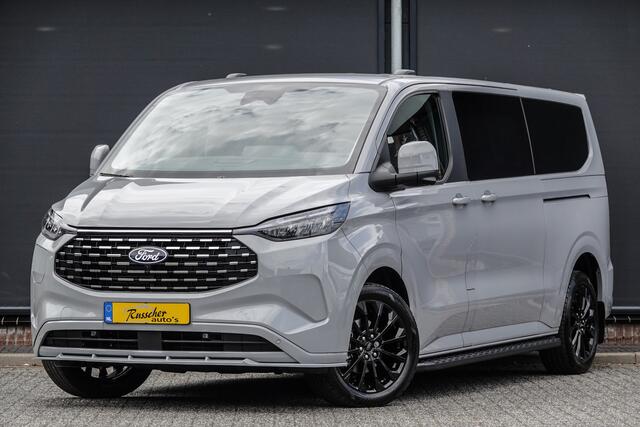 Ford TRANSIT CUSTOM L2H1 2.5 PHEV 233Pk Aut. | Tourneo Titanium X | Plug In Hybrid | 8-Persoons | 360° Camera | 2xSchuifdeur | Trekhaak | Treeplanken | 19''