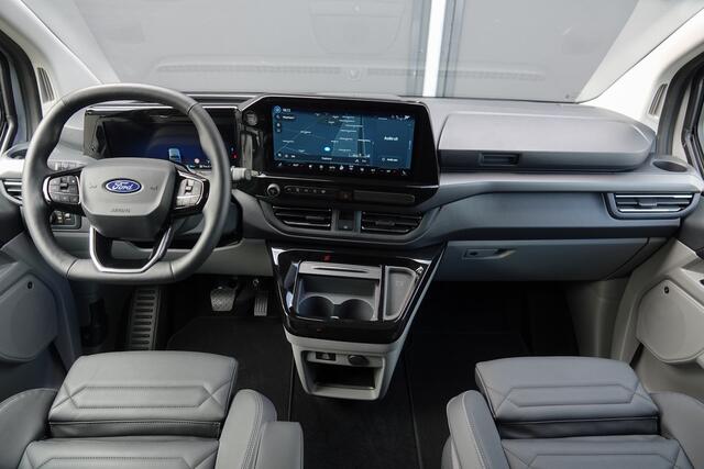 Ford TRANSIT CUSTOM L2H1 2.5 PHEV 233Pk Aut. | Tourneo Titanium X | Plug In Hybrid | 8-Persoons | 360° Camera | 2xSchuifdeur | Trekhaak | Treeplanken | 19''