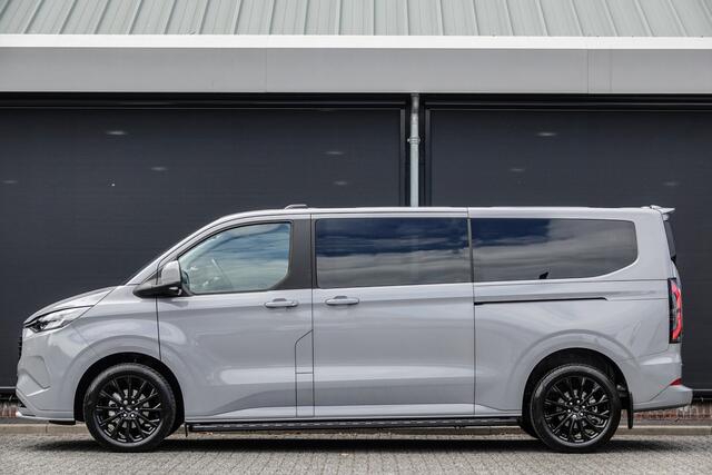 Ford TRANSIT CUSTOM L2H1 2.5 PHEV 233Pk Aut. | Tourneo Titanium X | Plug In Hybrid | 8-Persoons | 360° Camera | 2xSchuifdeur | Trekhaak | Treeplanken | 19''