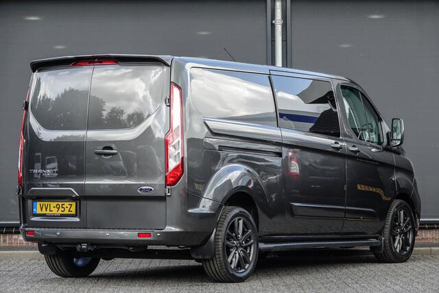 Ford TRANSIT CUSTOM L2H1 Dubbel Cabine 2.0Tdci 170Pk Aut. | Limited | 6-Persoons | 2xSchuifdeur | Achteruitrijcamera | Spoilerpack | 18''