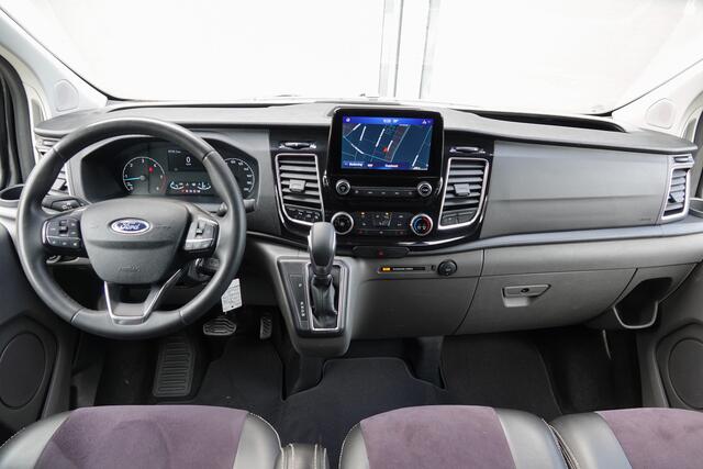 Ford TRANSIT CUSTOM L2H1 Dubbel Cabine 2.0Tdci 170Pk Aut. | Limited | 6-Persoons | 2xSchuifdeur | Achteruitrijcamera | Spoilerpack | 18''