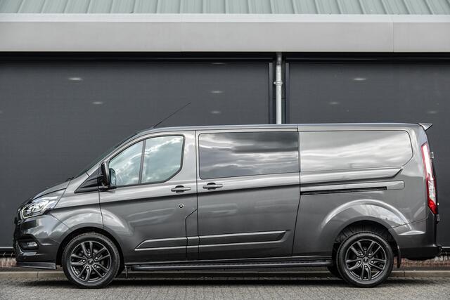 Ford TRANSIT CUSTOM L2H1 Dubbel Cabine 2.0Tdci 170Pk Aut. | Limited | 6-Persoons | 2xSchuifdeur | Achteruitrijcamera | Spoilerpack | 18''