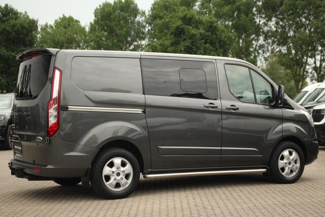 Ford TRANSIT CUSTOM 290 2.0TDCI 170pk L1H1 Limited DC | Leder | L+R Zijdeur | Trekhaak | Camera | Navi | Lease 342,- p/m