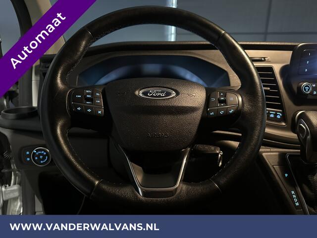 Ford TRANSIT CUSTOM 2.0 TDCI 131pk Automaat L1H1 Euro6 Airco | LED | Cruisecontrol | Verwarmde voorruit Parkeersensoren, Bijrijdersbank