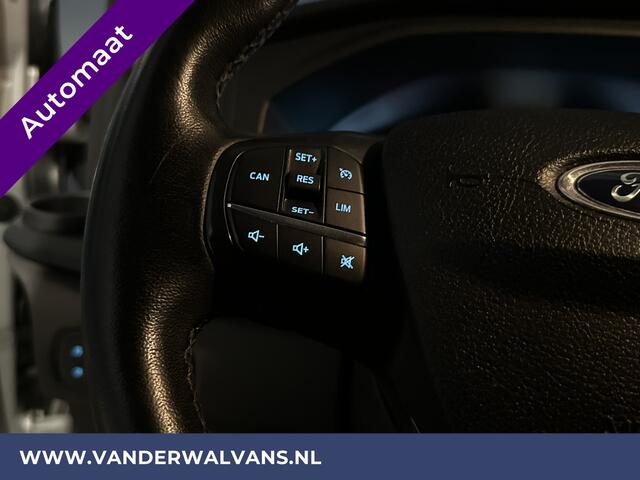 Ford TRANSIT CUSTOM 2.0 TDCI 131pk Automaat L1H1 Euro6 Airco | LED | Cruisecontrol | Verwarmde voorruit Parkeersensoren, Bijrijdersbank