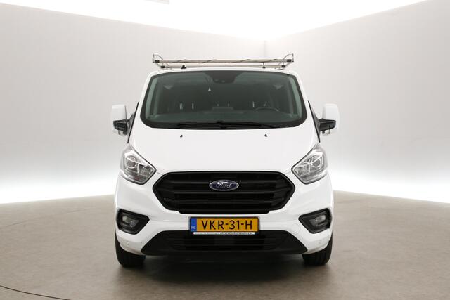 Ford TRANSIT CUSTOM 340 2.0 TDCI L2H1 | Dubbele Cabine | 5 Persoons | Automaat Camera Carplay LED Airco 2xSchuifdeur Trekhaak Imperiaal Navi Cruise PDC