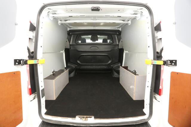 Ford TRANSIT CUSTOM 340 2.0 TDCI L2H1 | Dubbele Cabine | 5 Persoons | Automaat Camera Carplay LED Airco 2xSchuifdeur Trekhaak Imperiaal Navi Cruise PDC