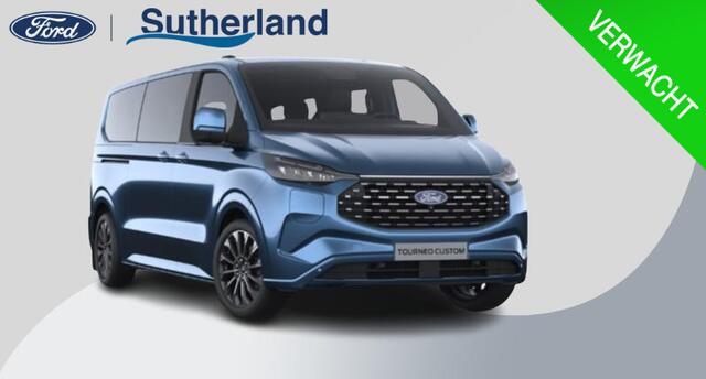 Ford TRANSIT CUSTOM Tourneo 340 2.5 PHEV L2H1 Titanium X 233pk | Incl. BTW/BPM Rijklaar | Luxury Pack | 16-weg elektrisch verstelbare AGR | Inklapbare trekhaak | Verwarmbaar stuurwiel |