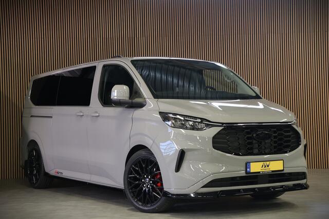 Ford TRANSIT CUSTOM 320 2.0 TDCI 150PK L2H1 DC LIMITED | BPM VRIJ | L+R Schuifdeur | ACC | Blind Spot | Navigatie | Camera | CarPlay | Lane Assist | Stoelverwarming | Raptor Edition | Trekhaak | Glaslook panelen | 6-Zitter | Dubbel Cabine | MODELJAAR 2025 | Verlengde fabriek