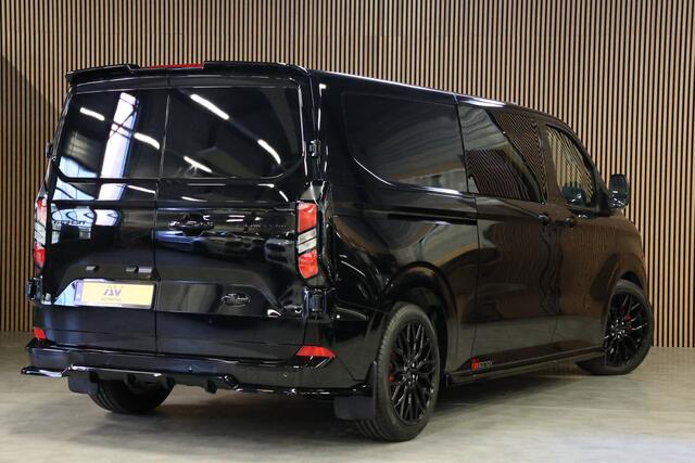 Ford TRANSIT CUSTOM 320 2.0 TDCI 150 PK L2H1 LIMITED | L+R Schuifdeur | ACC | Blind Spot | Camera | Lane Assist | Stoelverwarming | CarPlay | Navigatie | Raptor Edition | Trekhaak | 3-Zitter | MODELJAAR 2025 | Verlengde fabrieksgarantie tot 12-2029