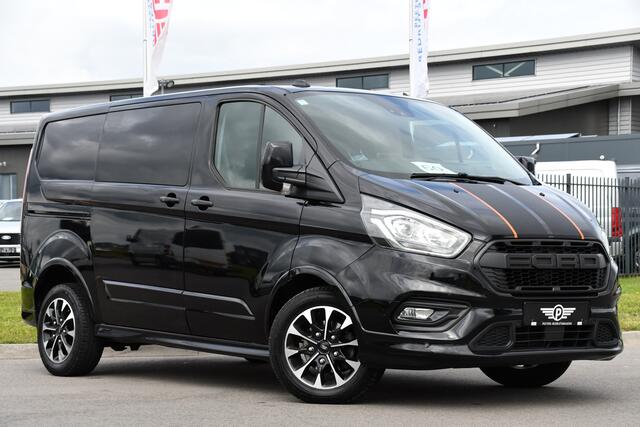 Ford TRANSIT CUSTOM 320 2.0 TDCI L1H1 Sport Camera, Cruise, Carplay, 185PK, Automaat, 2 x Schuifdeur, Stoelverwarming, Trekhaak, Uniek!