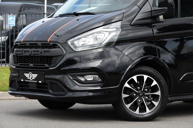 Ford TRANSIT CUSTOM 320 2.0 TDCI L1H1 Sport Camera, Cruise, Carplay, 185PK, Automaat, 2 x Schuifdeur, Stoelverwarming, Trekhaak, Uniek!