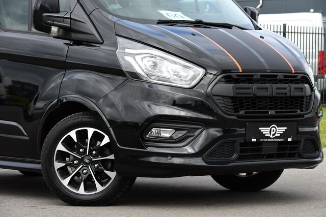 Ford TRANSIT CUSTOM 320 2.0 TDCI L1H1 Sport Camera, Cruise, Carplay, 185PK, Automaat, 2 x Schuifdeur, Stoelverwarming, Trekhaak, Uniek!
