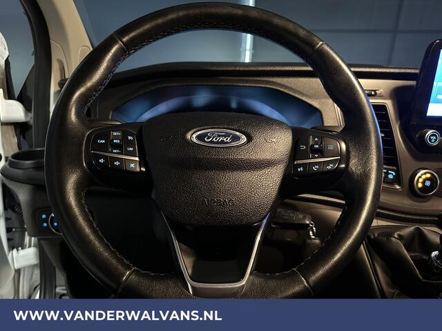 Ford TRANSIT CUSTOM 2.0 TDCI L2H1 Euro6 Airco | Camera | Navigatie | LED | Apple Carplay | 2800kg Trekvermogen Cruisecontrol, Parkeersensoren, Stoelverwarming, Verwarmde voorruit, Bijrijdersbank, Android auto