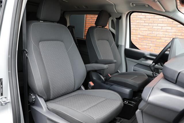 Ford TRANSIT CUSTOM 320 2.0 TDCI 150 PK L2H1 DC LIMITED | L+R Schuifdeur | Dubbel Cabine | Camera | CarPlay | Lane Assist | PDC V+A | Glaslook panelen Raptor Edition | NL Auto | 5-Zitter | Verlengde fabrieksgarantie tot 12-2029