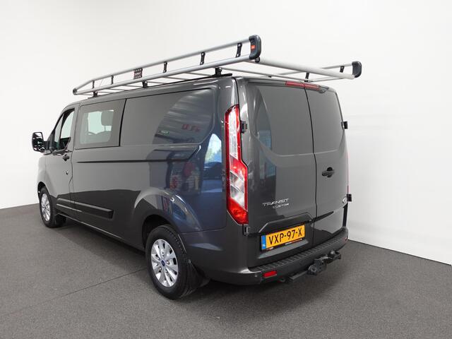 Ford TRANSIT CUSTOM 130pk Automaat L2H1 Trend Dubbele cabine Navigatie Cruise control Camera Parkeersensoren Imperiaal Airco Trekhaak