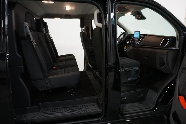 Ford TRANSIT CUSTOM 300 2.0 TDCI L2H1 Limited Dubbele cabine Navi| Airco| 2 Schuifdeuren | Trekhaak| PDC| Carplay| DAB|