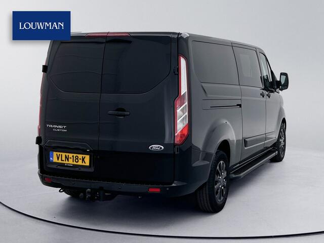 Ford TRANSIT CUSTOM 320 2.0 TDCI L2H1 DC Platinum edition Dubbele cabine Leder 2x schuifdeur Navigatie Stoelverwarming Trekhaak