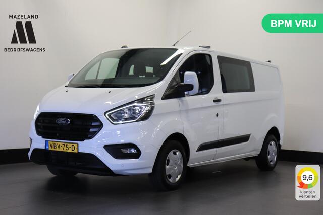 Ford TRANSIT CUSTOM Dubbel Cabine 2.0 TDCI 130PK L2 EURO 6 - Airco - Navi Cruise - ¤ 14.900,- Excl.