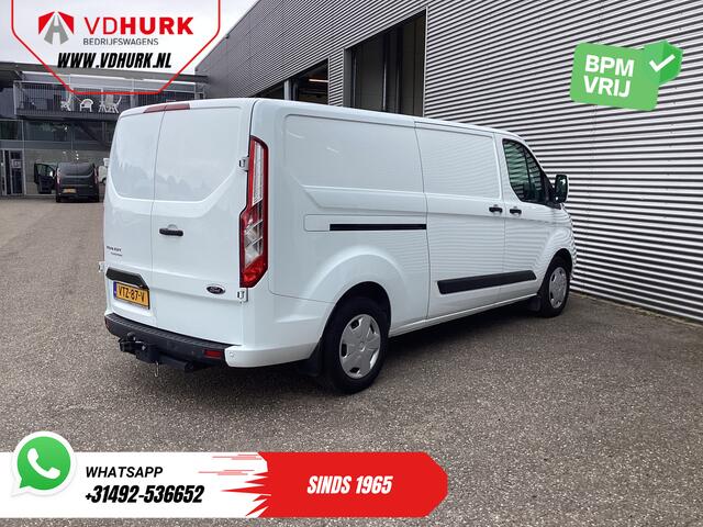 Ford TRANSIT CUSTOM 320 2.0 TDCI 130 pk L2 Trend BPM VRIJ! 2.8t Trekverm./ Stoelverw./ Carplay/ Camera/ PDC/ Cruise/ Trekhaak