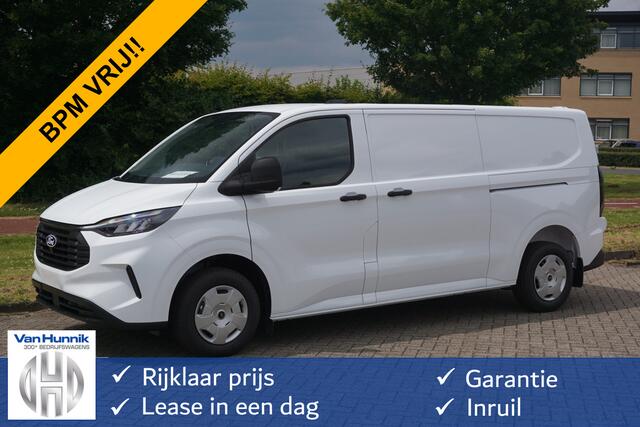 Ford TRANSIT CUSTOM 300L 136PK Trend BPM VRIJ Apple CP/ Android A, Cam, LED 2x Schuifdeur!! NR. H02*