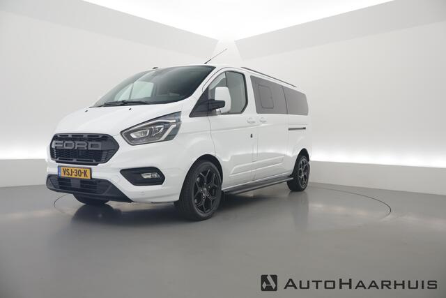 Ford TRANSIT CUSTOM 320 2.0 TDCI L2H1 DC Aut. | 170pk | Navi | Leder | Adapt. Cruise | 18'' | Trekhaak | Camera | 2x Schuifd.